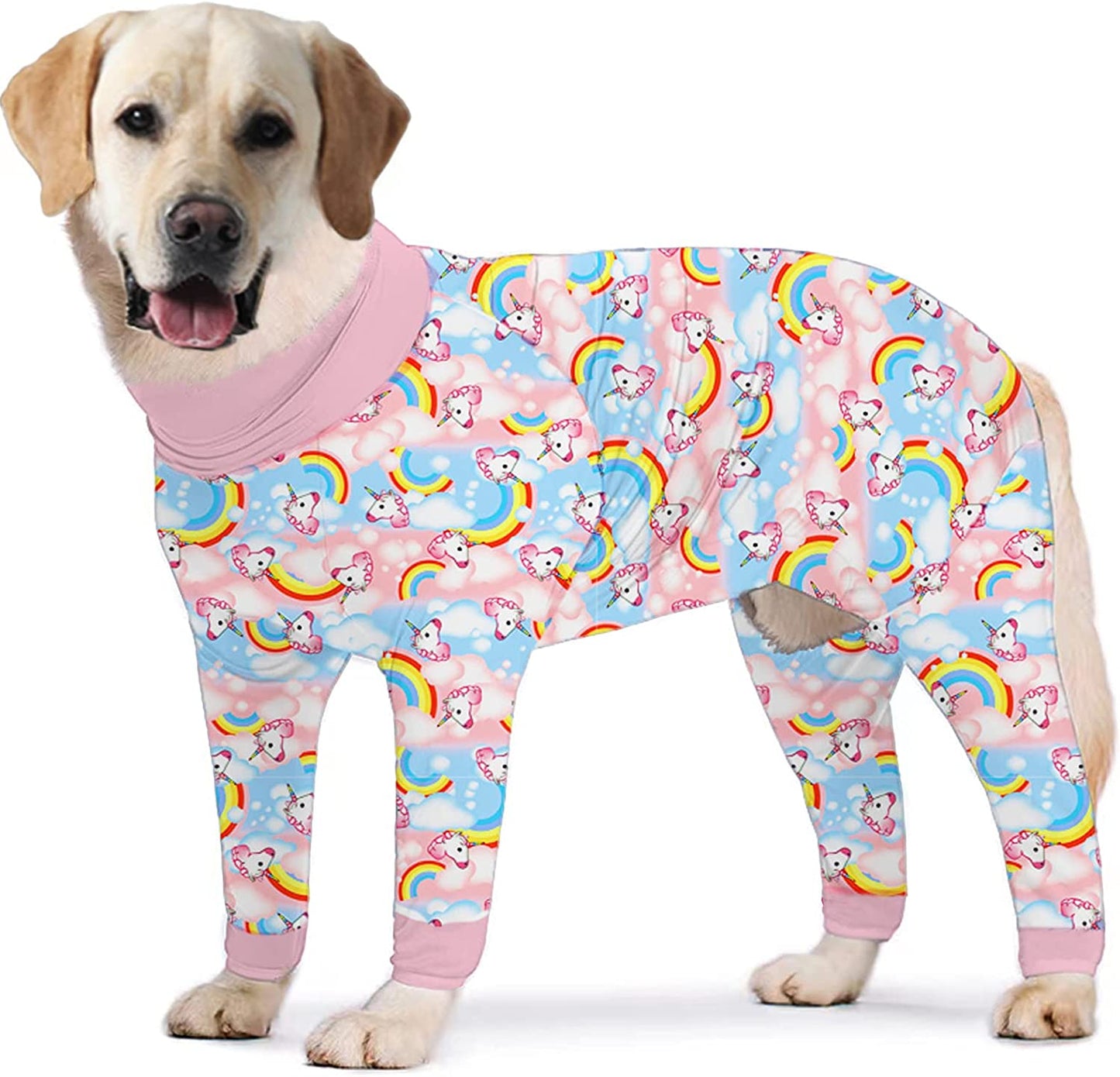 Pripre Dogs Surgery Recovery Suit Dinosaur Unicorn Printed Long Sleeve –  KOL PET