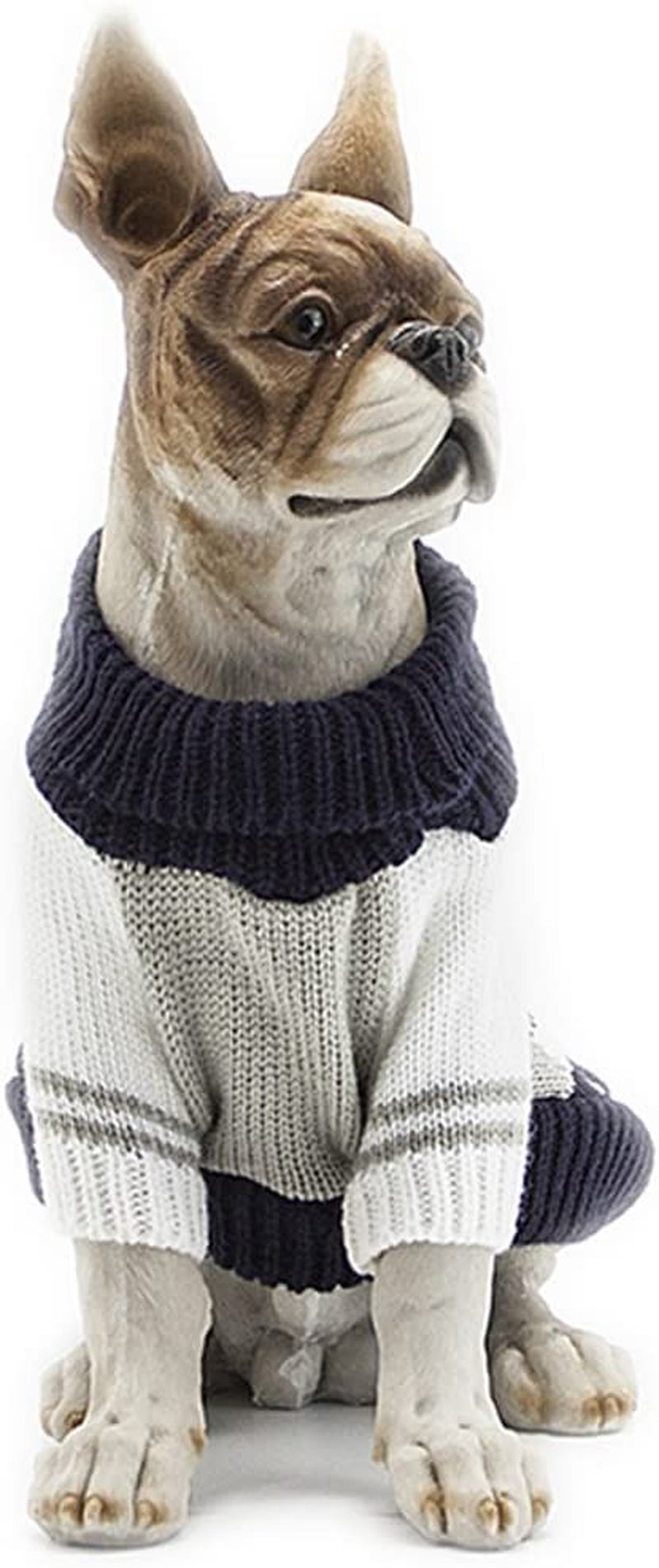 BOBIBI Dog Sweater of the Diamond Plaid Pet Cat Winter Knitwear Warm Clothes,Navy,Xs Animals & Pet Supplies > Pet Supplies > Dog Supplies > Dog Apparel BOBIBI   