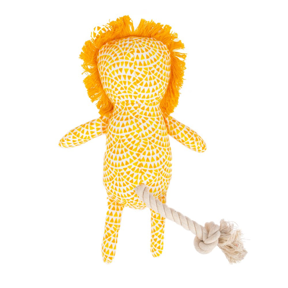 Vibrant Life Yellow Lion Plush Dog Toy Animals & Pet Supplies > Pet Supplies > Dog Supplies > Dog Toys Mission Pets   