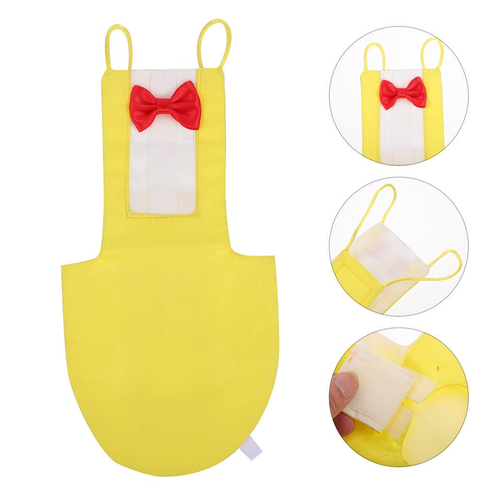 Parrot Flight Suit Pet Diapers Cockatiel Bird Conure Pigeon Costume Liners Nappy Avian Pads Pee Diaper Suits Birds Animals & Pet Supplies > Pet Supplies > Dog Supplies > Dog Apparel HOMEMAXS   