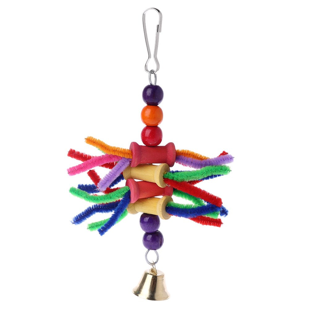 HLGDYJ Parrot Chew Toys Multicolor Bird Parrot Bite String Toys Swing Cage Accessories Animals & Pet Supplies > Pet Supplies > Bird Supplies > Bird Cage Accessories HLGDYJ   