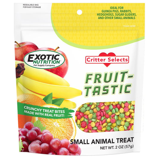 Exotic Nutrition Fruit-Tastic Treat 2 Oz. Animals & Pet Supplies > Pet Supplies > Small Animal Supplies > Small Animal Treats Exotic Nutrition   