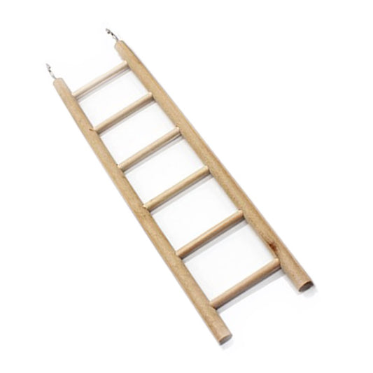 Bird Toys Wooden Ladders Rocking Scratcher Perch Climbing 3/4/5/6/7/8 Stairs Hamsters Bird Cage Parrot Pet Toys Supplies Animals & Pet Supplies > Pet Supplies > Bird Supplies > Bird Ladders & Perches iLumen8   