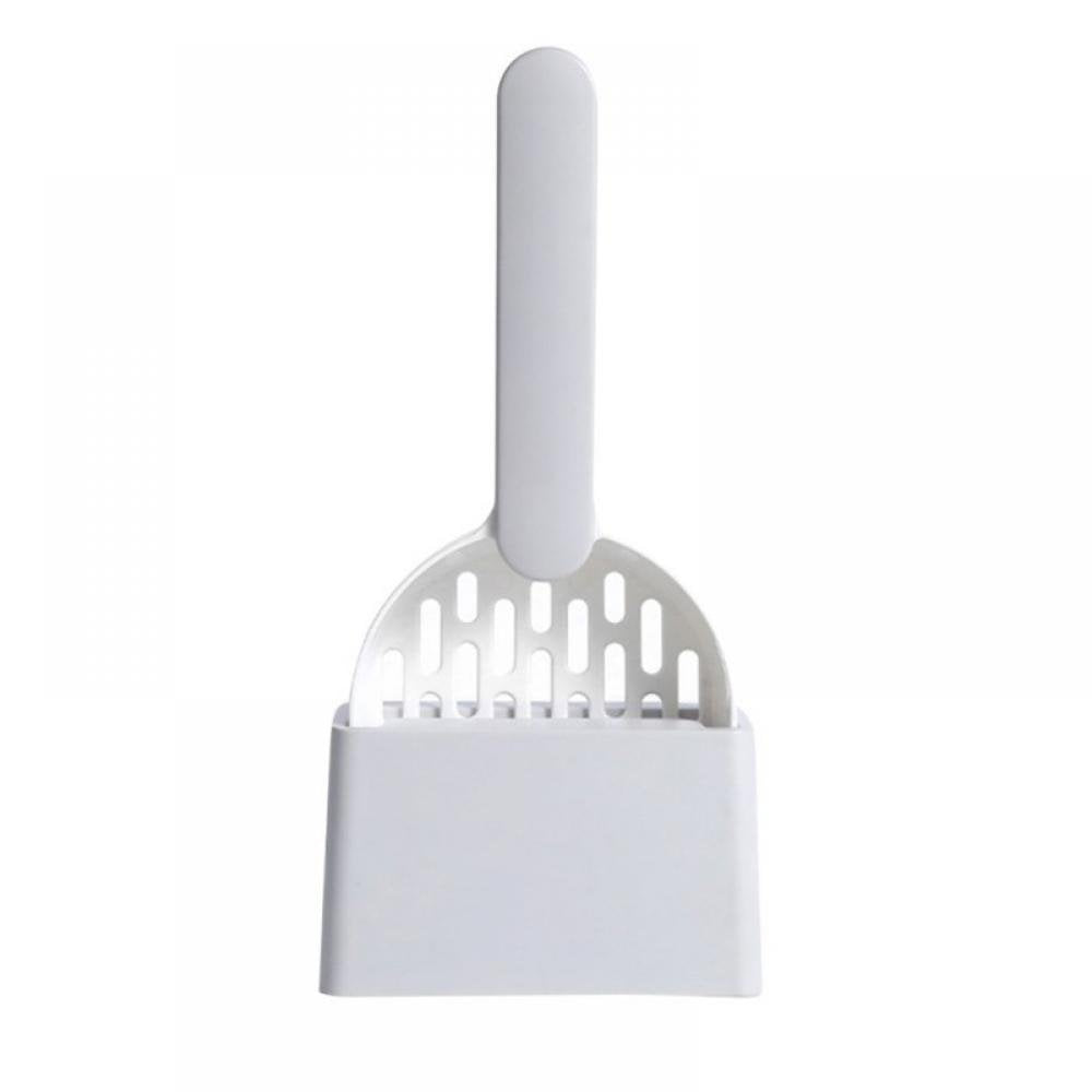 Sacredtree Cat Litter Shovel with a Fixed Device Slag Sieve for Quick Shovel Screening Long Handle Cat Cleaning Supplies Animals & Pet Supplies > Pet Supplies > Cat Supplies > Cat Litter Sacredtree White gray  