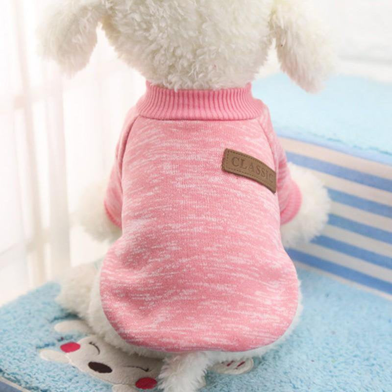 Pretty Comy Puppy Clothes, Warm Pet Dog Cat Jacket Coat, Winter Fashion Soft Sweater Clothing for Small Dogs, Pink, Size S Animals & Pet Supplies > Pet Supplies > Dog Supplies > Dog Apparel CN   