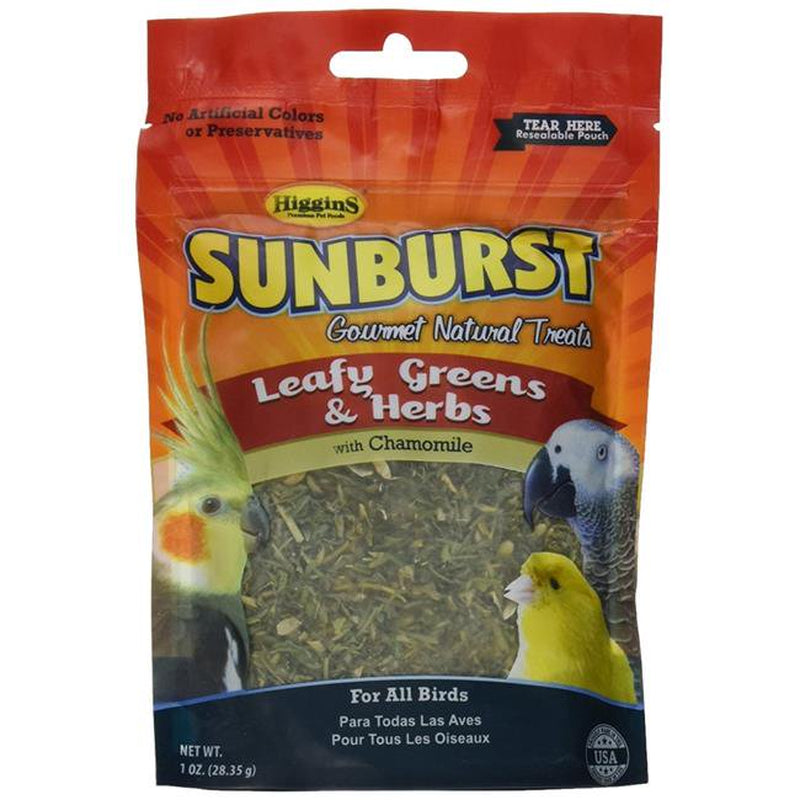 Higgin 466016 1 Oz Pet Food Sunburst Treat Greens & Herbs Animals & Pet Supplies > Pet Supplies > Bird Supplies > Bird Treats JAKA JAMU   