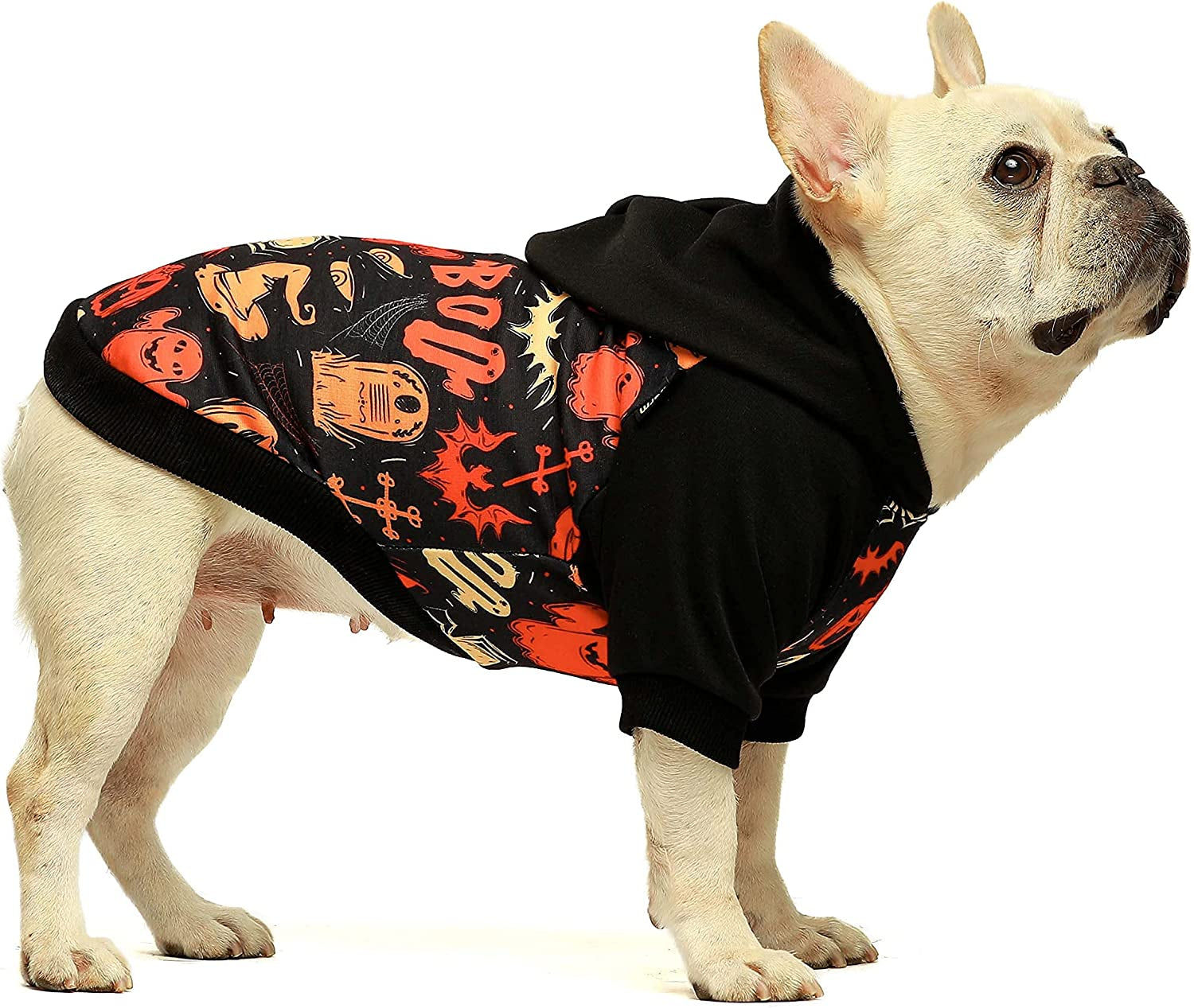 Fitwarm Halloween Dog Costume Puppy Hoodies Pumkin Doggie Winter Clothes Sweatshirt Pet Hooded Coat Cat Jackets Large Animals & Pet Supplies > Pet Supplies > Dog Supplies > Dog Apparel Fitwarm   