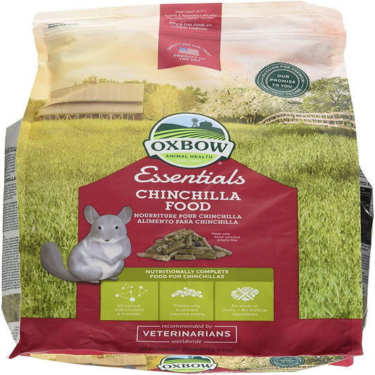 Oxbow Essentials Dry Chinchilla Food, 10 Lbs. Animals & Pet Supplies > Pet Supplies > Small Animal Supplies > Small Animal Food Mars Petcare   