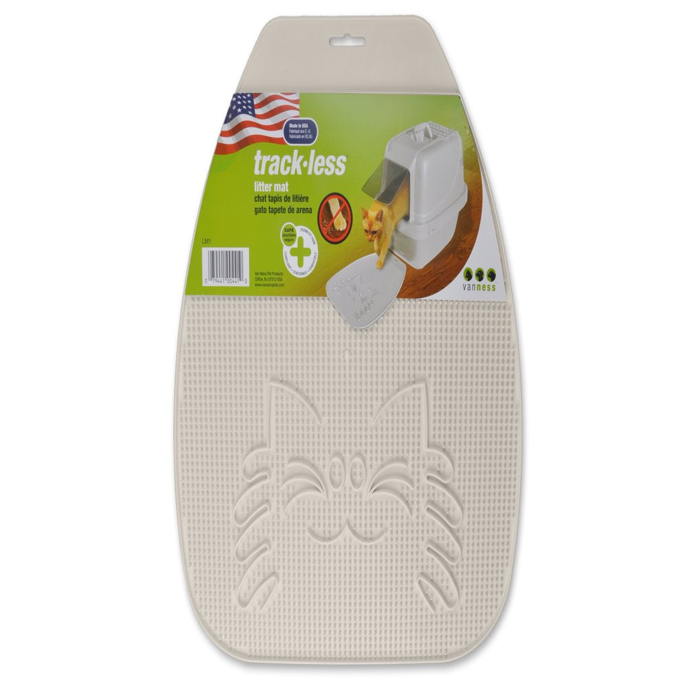 Van Ness, Trackless Cat Litter Mat, White Animals & Pet Supplies > Pet Supplies > Cat Supplies > Cat Litter Box Mats Van Ness   