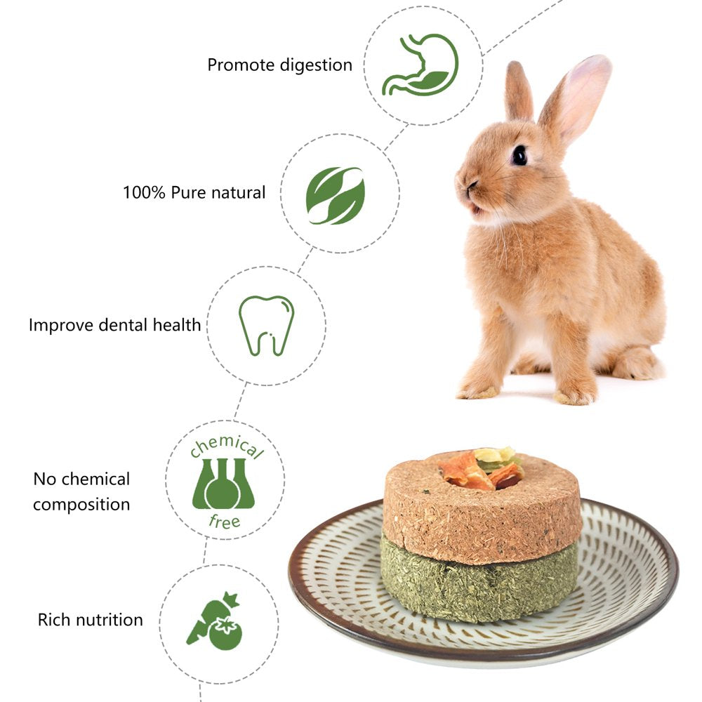 Rabbit Chew Toys, 100% Natural Mixed Hay Balls & Cakes Chinchillas Chew Toys and Treat for Bunny Hamster Guinea Pig Gerbil and Other Small Animals Teeth Care Animals & Pet Supplies > Pet Supplies > Small Animal Supplies > Small Animal Treats Historyli Go5H   