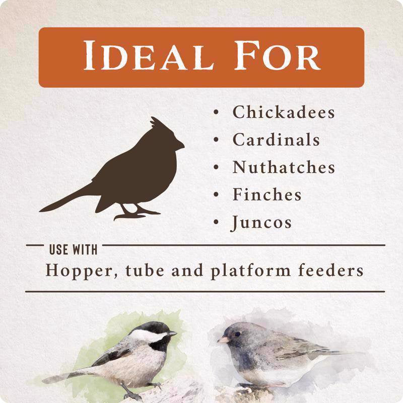 Global Harvest Foods 8039227 Songbird Selections Chickadee & Nuthatch Bird Seed&#44; Striped Sunflower Seed
