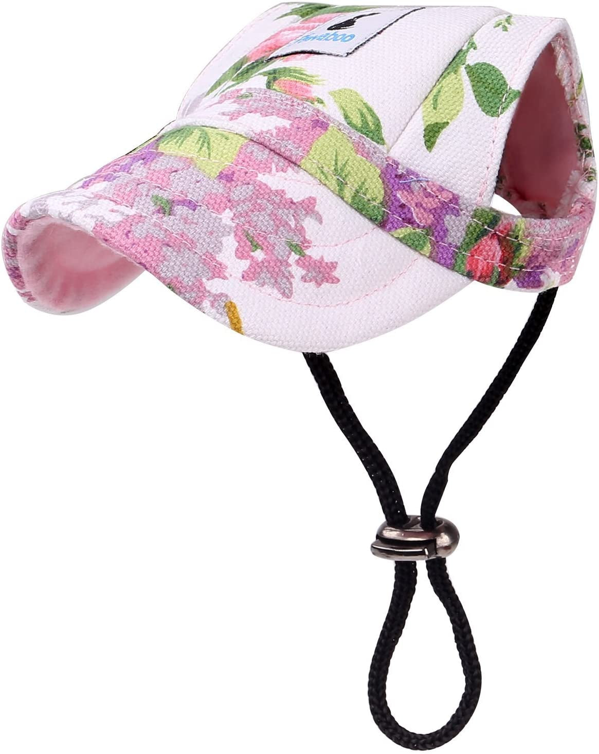 Pawaboo Dog Baseball Cap, Adjustable Dog Outdoor Sport Sun Protection Baseball Hat Cap Visor Sunbonnet Outfit with Ear Holes for Puppy Small Dogs, Small, Red Animals & Pet Supplies > Pet Supplies > Dog Supplies > Dog Apparel Pawaboo Floral Purple Large (Pack of 1) 