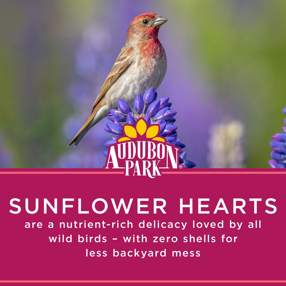 Audubon Park Sunflower Hearts Wild Bird Food, 15 Lbs. Animals & Pet Supplies > Pet Supplies > Bird Supplies > Bird Food Global Harvest Foods Ltd.   