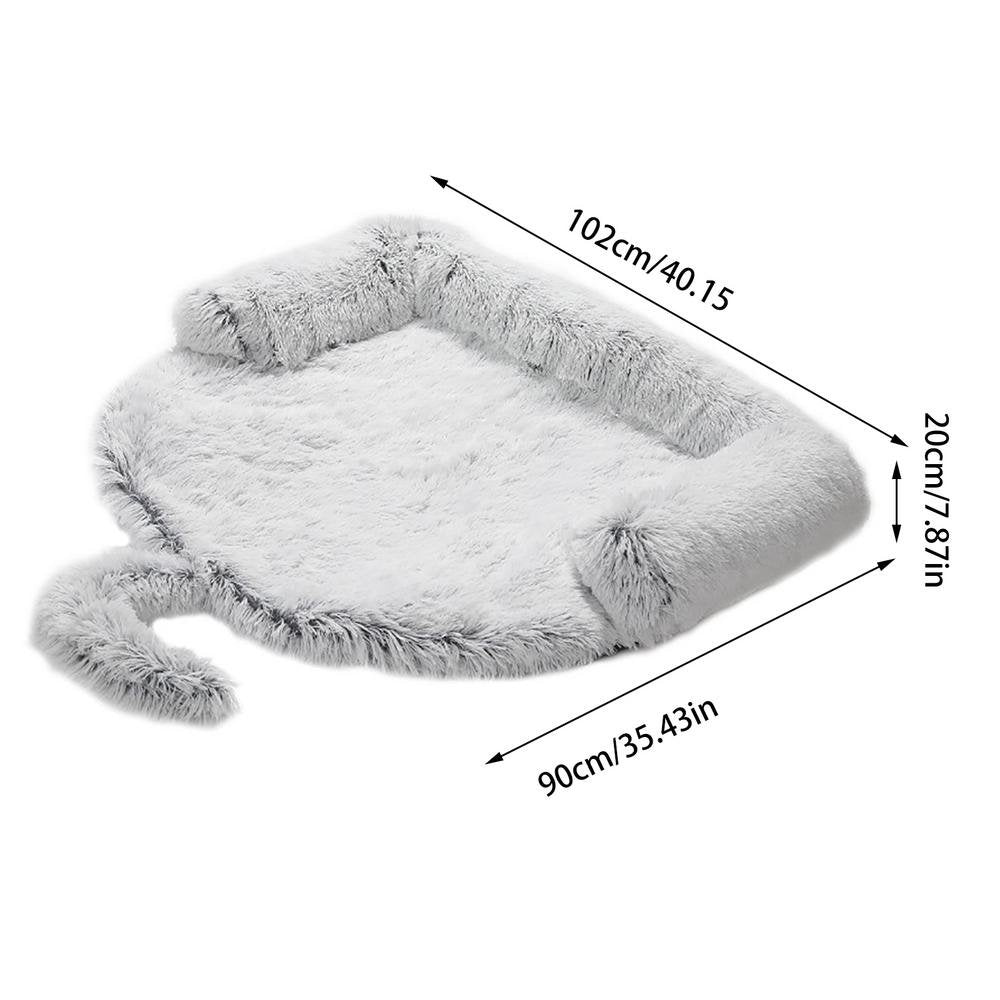 Ankishi Plush Cat Dog Bed, Soft Comfortable Pet Plush Cushion Mats, Sleeping Warming Sofa Beds for Pets, Washable Kennel with Anti-Slip Bottom for Cats Puppy Small Animals Reliable Animals & Pet Supplies > Pet Supplies > Dog Supplies > Dog Kennels & Runs Ankishi   