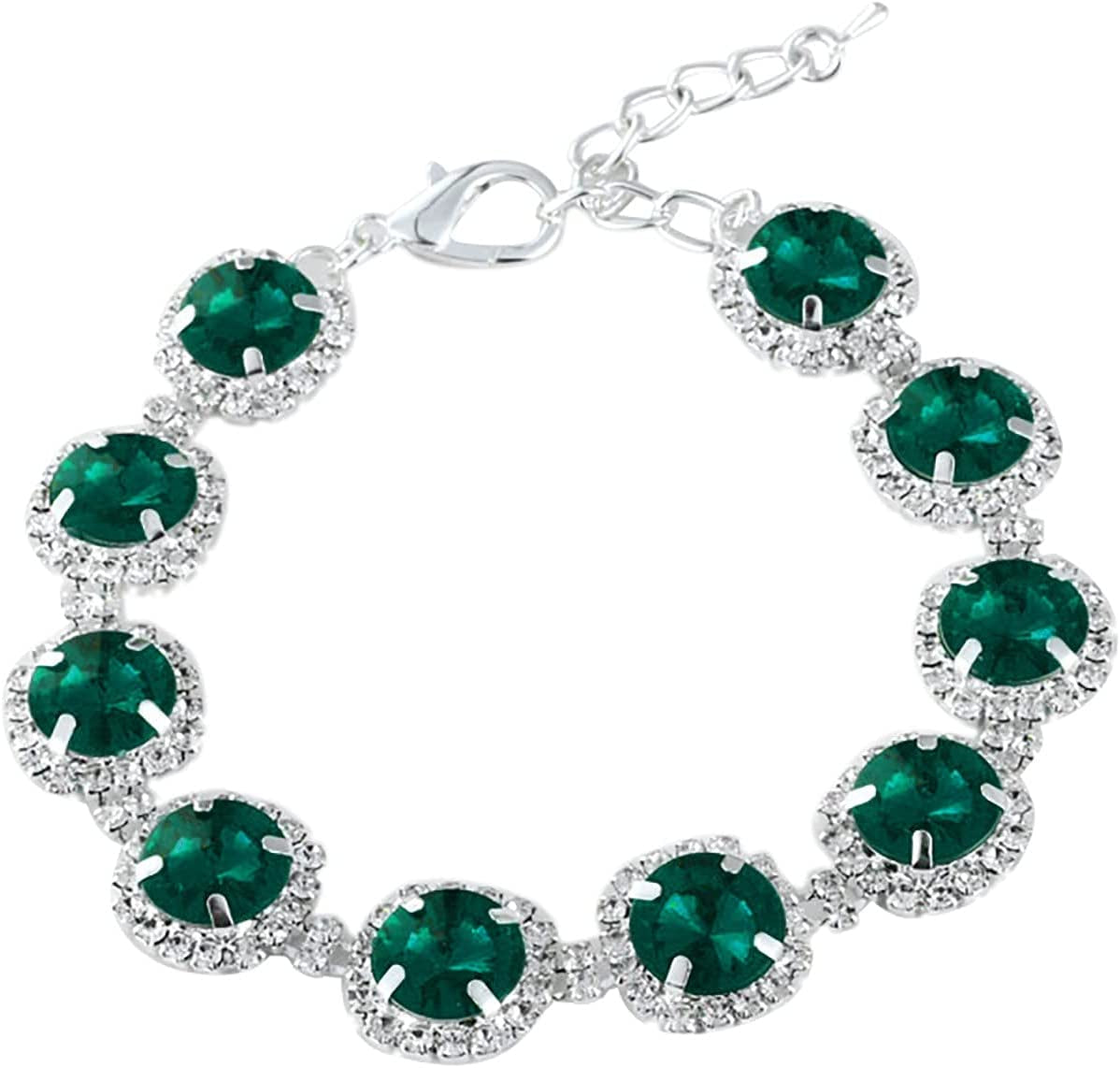 Collars Chocker Fashion Dog Shaped Fancy Pet Shining Rhinestone Pet Necklace Small Dog Collar Animals & Pet Supplies > Pet Supplies > Dog Supplies > Dog Apparel Generic Green Large 