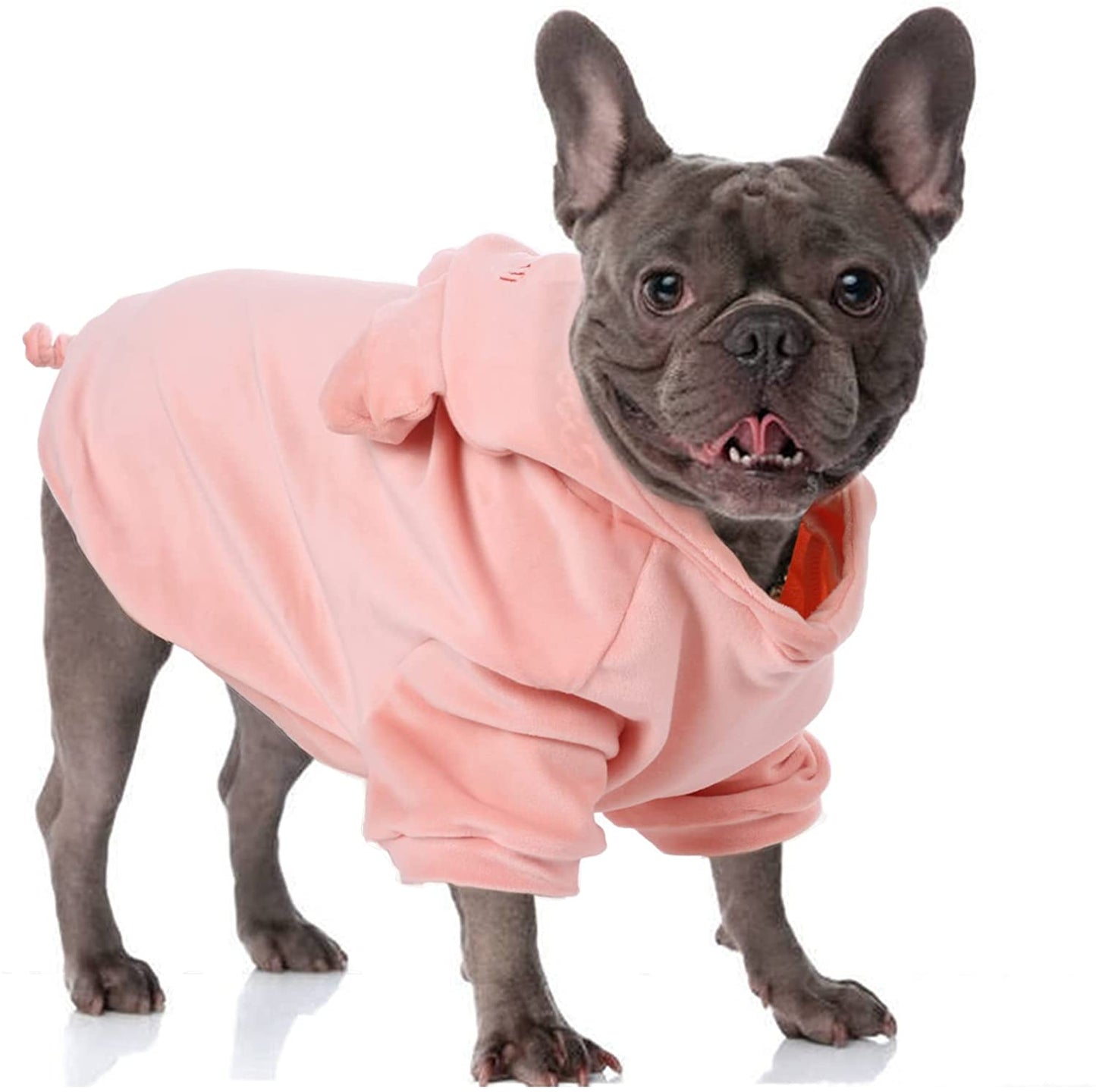 Dog Sweater, Pet Pig Pattern Sweatshirt for Small Dogs Cats, Puppy Hoodie Jacket for Spring, Winter & Autumn, French Bulldog Warm Apparel Outfits, Novel Design Cute Dog Vest Animals & Pet Supplies > Pet Supplies > Dog Supplies > Dog Apparel Zakynuye L  