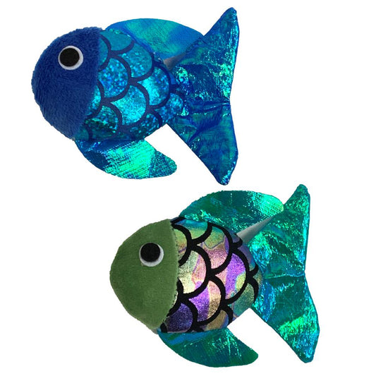 Vibrant Life Sparkle Fish Cat Toy, 2 Pack Animals & Pet Supplies > Pet Supplies > Cat Supplies > Cat Toys Vibrant Life   