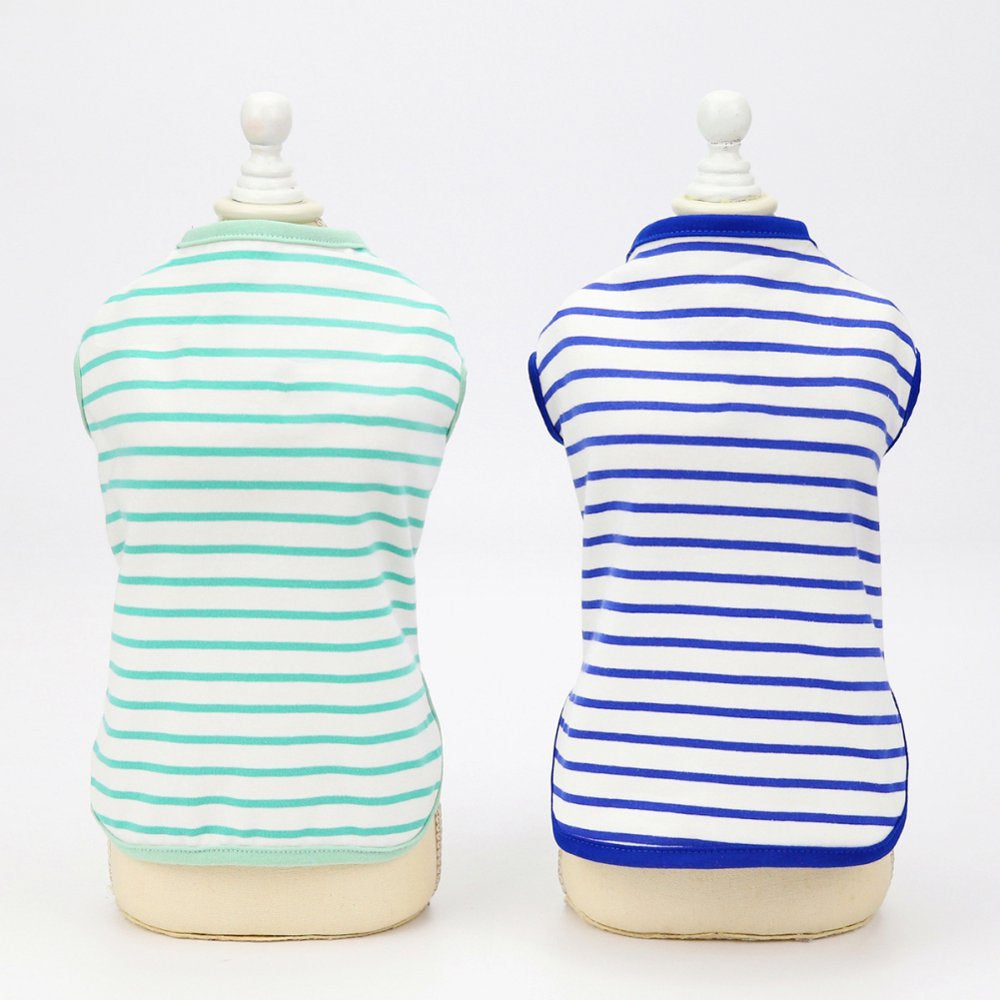 Dog T-Shirt, 4Pcs Pet Dog Vest Shirt Breathable Apparel Sweatshirt Dog Clothes for Small to Medium Dogs Puppy Animals & Pet Supplies > Pet Supplies > Dog Supplies > Dog Apparel FYCONE   