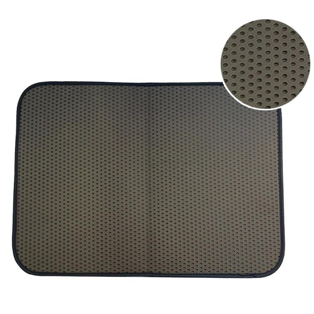 Waterproof Dog Outdoor Litter Mat Kitty Litter from Box and Paws Black Animals & Pet Supplies > Pet Supplies > Cat Supplies > Cat Litter Box Mats Gazechimp   