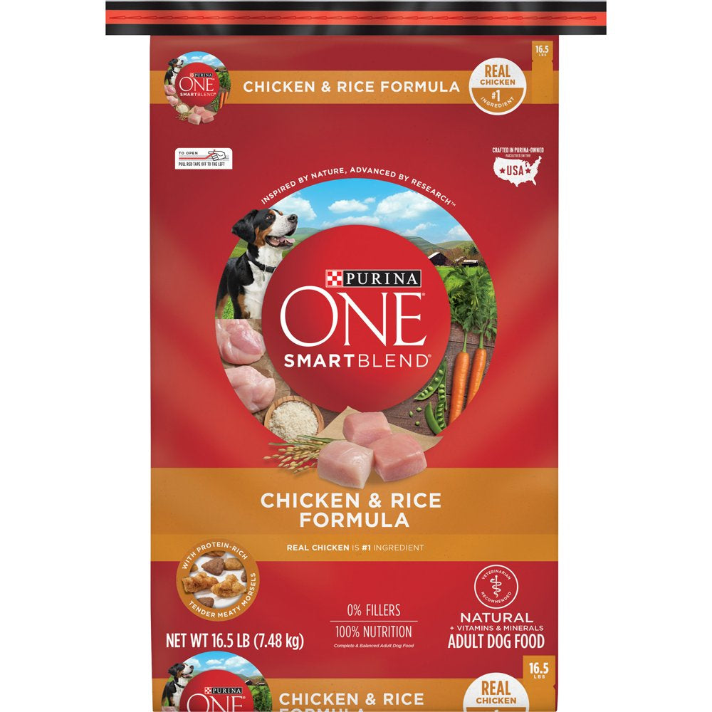 Purina ONE Natural Dry Dog Food, Smartblend Chicken & Rice Formula, 4 Lb. Bag Animals & Pet Supplies > Pet Supplies > Small Animal Supplies > Small Animal Food Nestlé Purina PetCare Company   