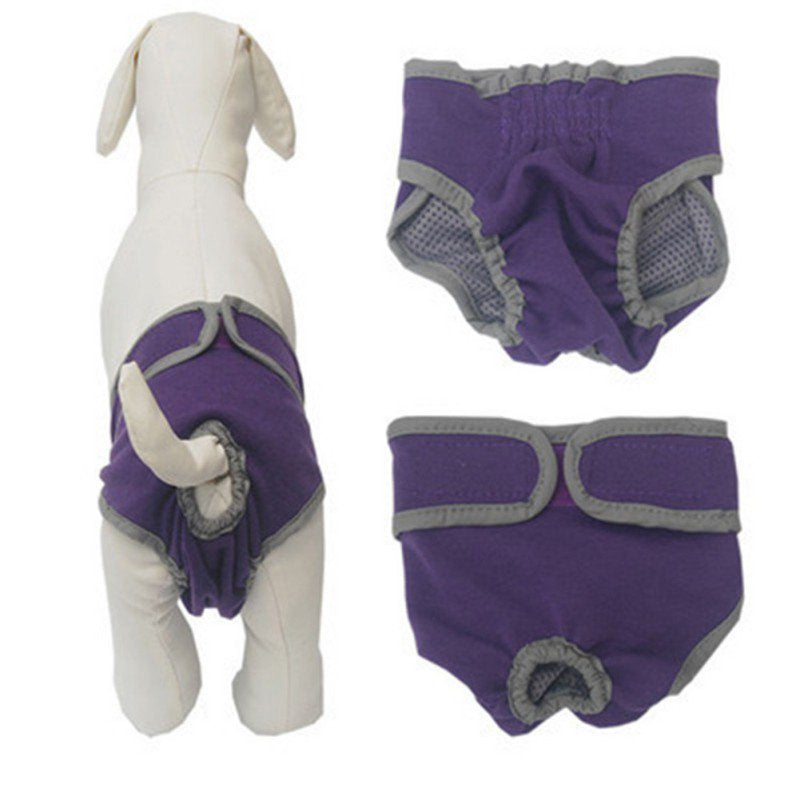 Dog Diapers Female Washable Female Dog Diapers Reusable Belly Band for Female Dogs, Strong Water Absorption and No Leakage Female Dog Wraps, Comfortable and Durable Adjustable Diapers,Purple,Xs Animals & Pet Supplies > Pet Supplies > Dog Supplies > Dog Diaper Pads & Liners JANDEL   