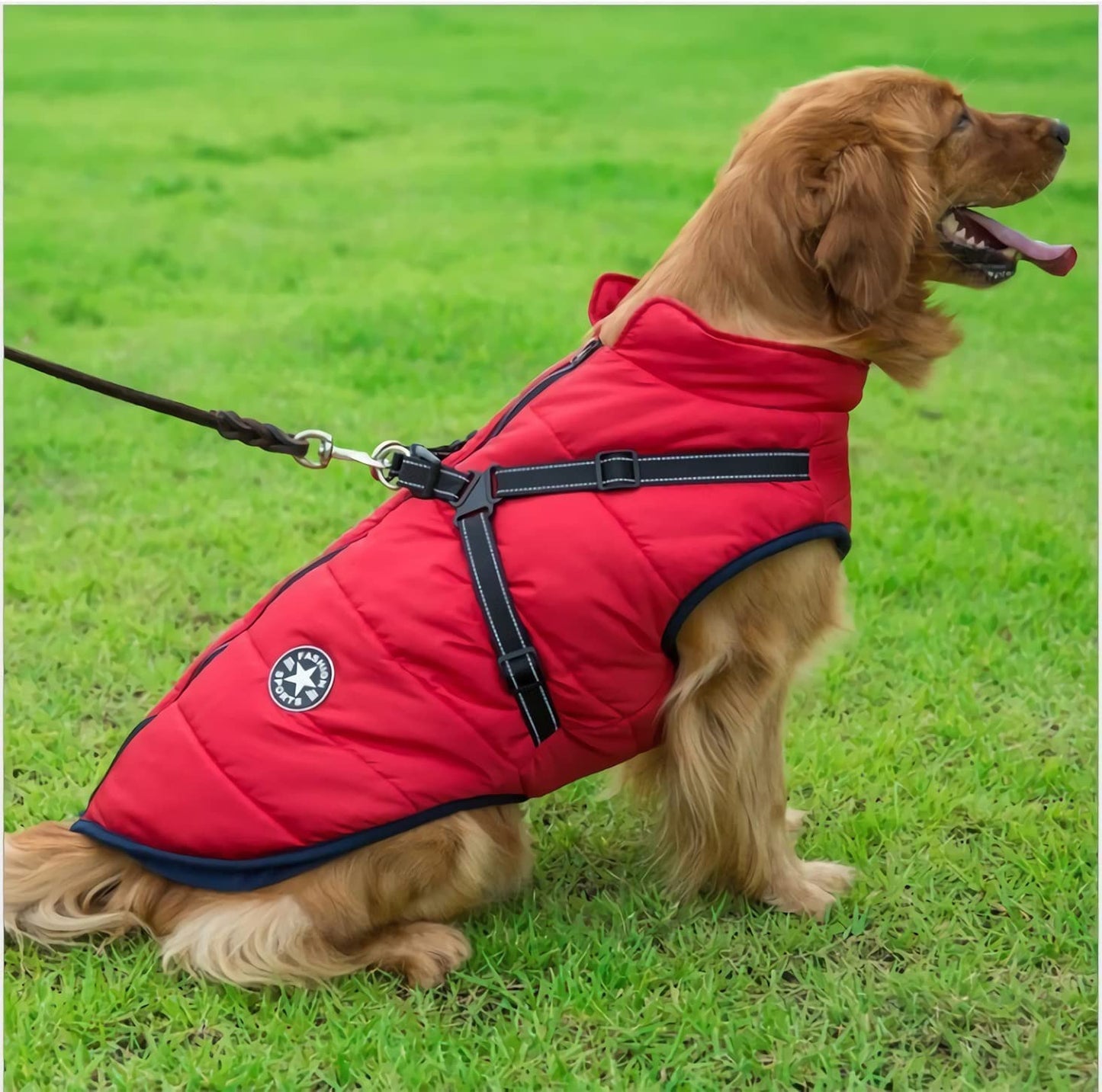 Furry Jacket for Dog Pup Royal Puproyal Furry Jacket for Dogs Furry Dog Jacket with Harness Puproyal Furry Jacket for Dog Cold Weather Dog Jacket for Small Medium Large Dogs Animals & Pet Supplies > Pet Supplies > Dog Supplies > Dog Apparel Fiogomis   