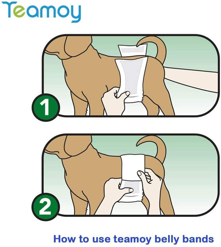 Reusable Wrap Diapers for Male Dogs, Washable Puppy Belly Band Pack of 3 (L2, 20"-24" Waist, Black+ Gray+ Lake Blue) Animals & Pet Supplies > Pet Supplies > Dog Supplies > Dog Diaper Pads & Liners Home Décor   