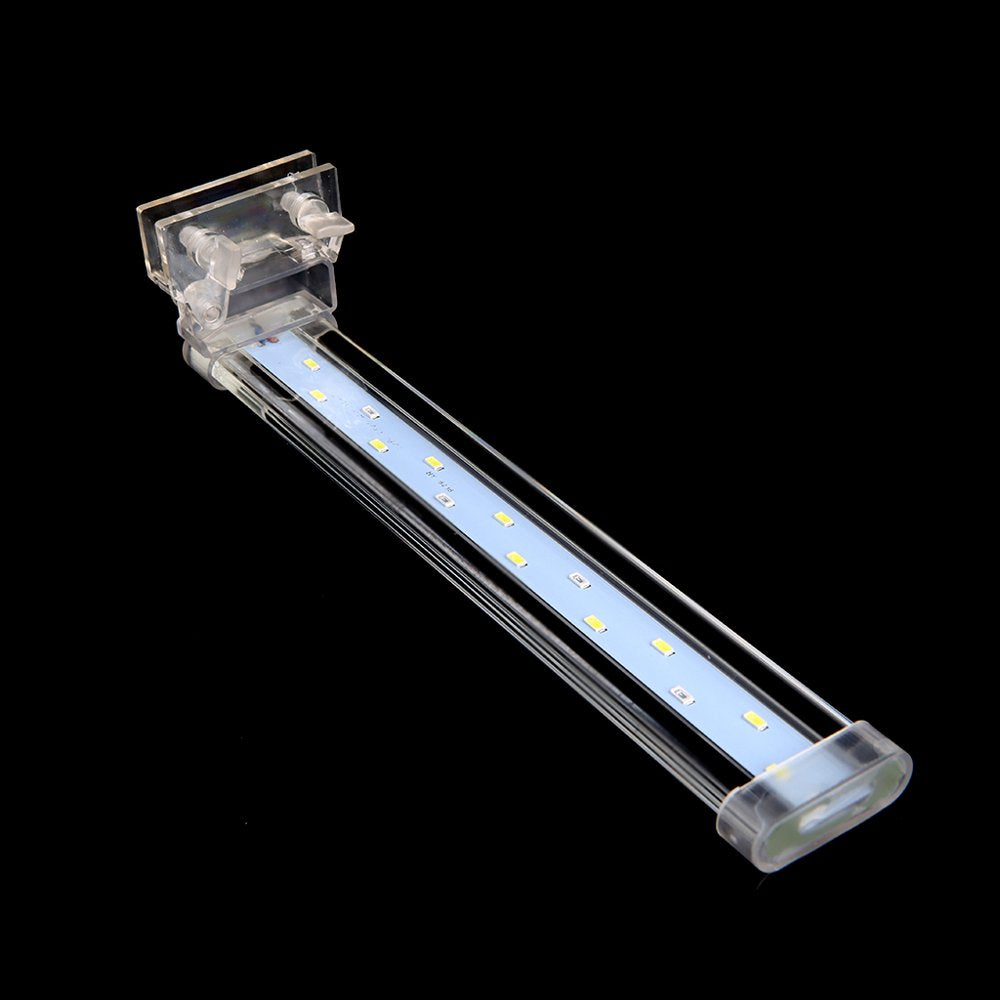 Fish Tank Clip on Light Clamp Aquarium Small Lights White & Blue LED Lighting 1.5W 3W 5W 8W Promoting Water Plant Growth Animals & Pet Supplies > Pet Supplies > Fish Supplies > Aquarium Lighting Bydezcon   