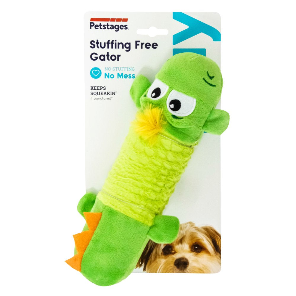 Petstages SF Big Squeak Gator Dog Toy, Green, Medium Animals & Pet Supplies > Pet Supplies > Dog Supplies > Dog Toys Outward Hound Holdings   