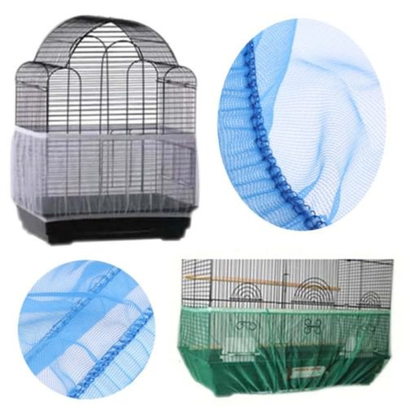 Frcolor Bird Cage Cover Catcher Net Mesh Guard Birdcage Skirt Adjustable Nylon Liner Accessories Covers Animals & Pet Supplies > Pet Supplies > Bird Supplies > Bird Cage Accessories FRCOLOR   