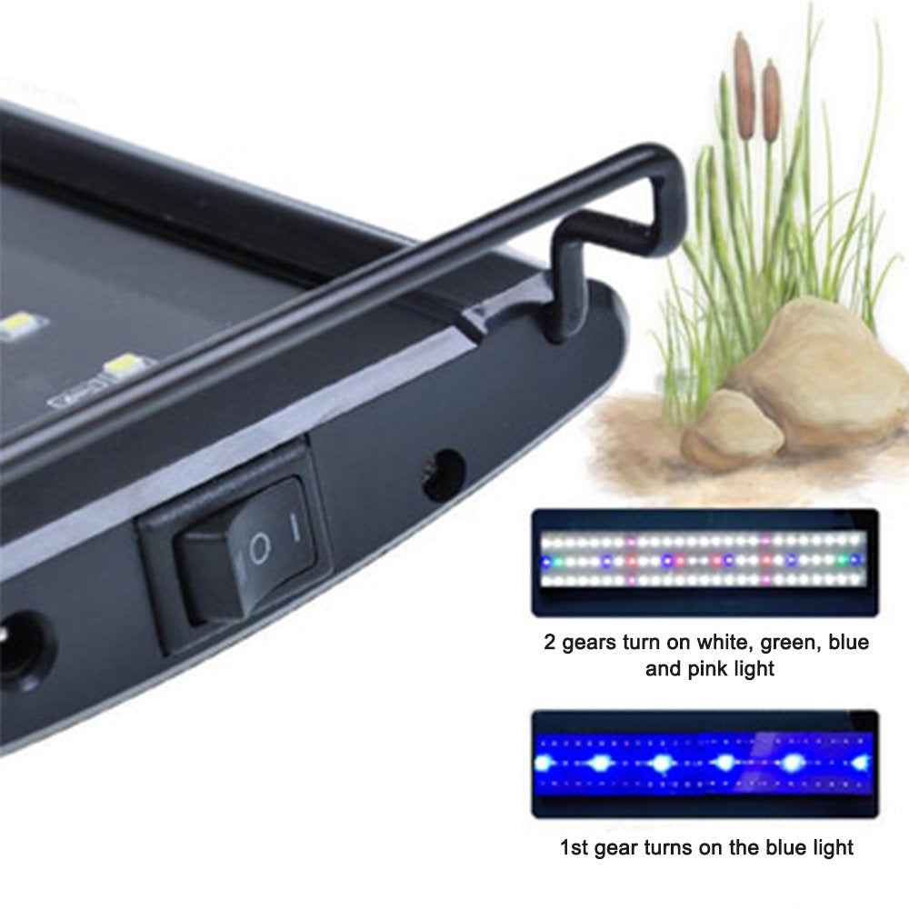 Planted Aquarium Light, Full Spectrum LED Fish Tank Light for Freshwater Plants Animals & Pet Supplies > Pet Supplies > Fish Supplies > Aquarium Lighting Namotu   