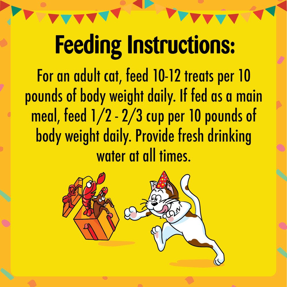 TEMPTATIONS Birthday Cat Treats, Lobster and Beef Flavor, 6.3 Oz. Animals & Pet Supplies > Pet Supplies > Cat Supplies > Cat Treats Mars Petcare   