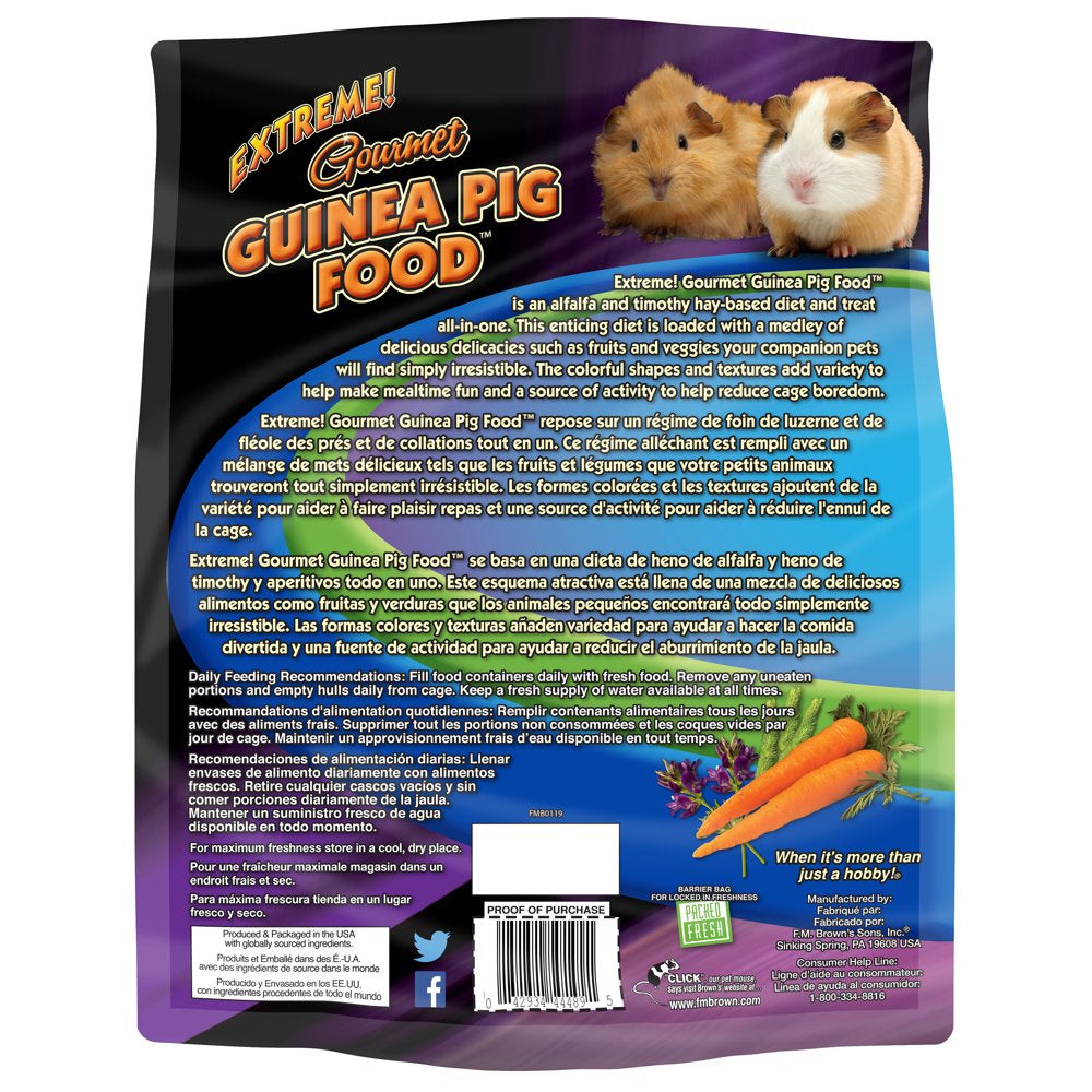 Brown'S Extreme! Gourmet Guinea Pig Food Animals & Pet Supplies > Pet Supplies > Small Animal Supplies > Small Animal Food F.M. Brown's Sons, Inc.   