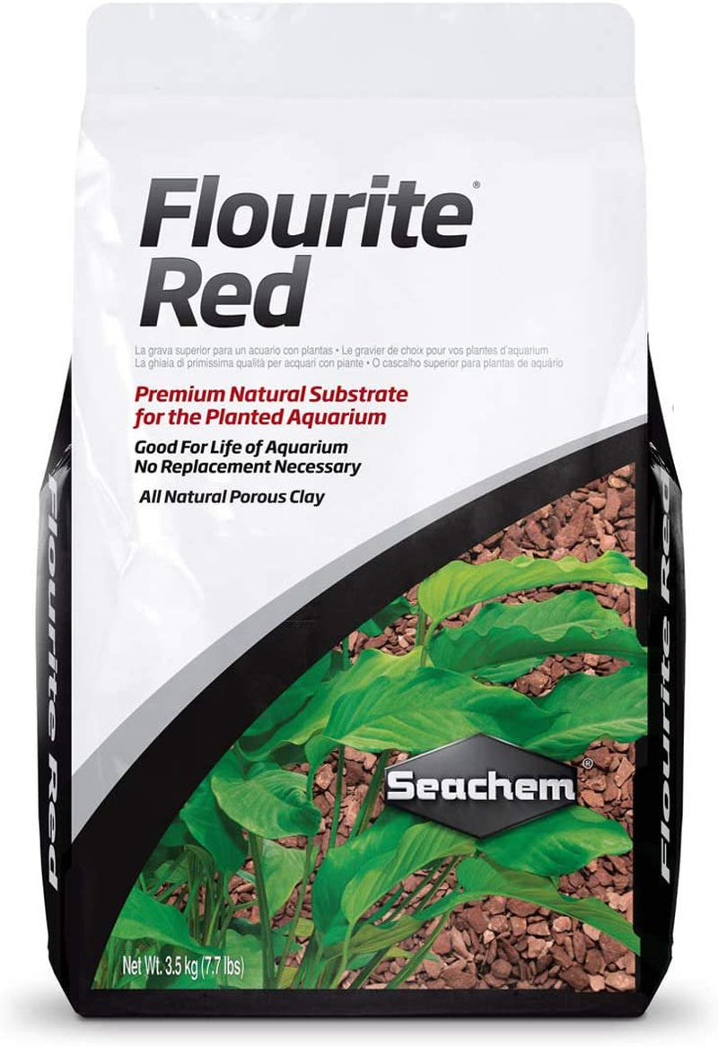 Seachem Flourite Red Clay Gravel- Substrate for Planted Aquarium, 7.7 Lb Bag Animals & Pet Supplies > Pet Supplies > Fish Supplies > Aquarium Gravel & Substrates Seachem 7 kg  