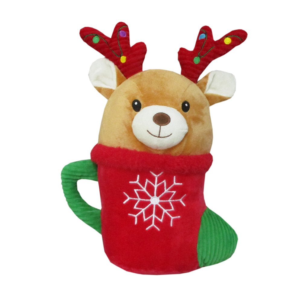 Vibrant Life Dog Toys Moose Cup Plush, Brown, Medium Pet Toy Animals & Pet Supplies > Pet Supplies > Dog Supplies > Dog Toys HUGFUN   