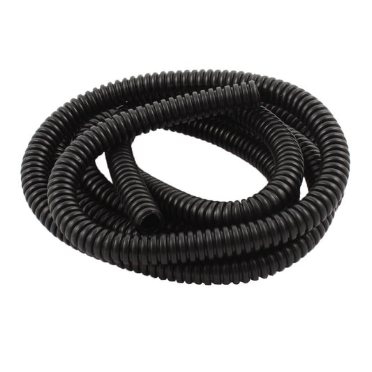 Plastic Corrugated Wire Tubing 1.46M Length 8Mm Inner Diameter Black Animals & Pet Supplies > Pet Supplies > Fish Supplies > Aquarium & Pond Tubing Unique-Bargains   