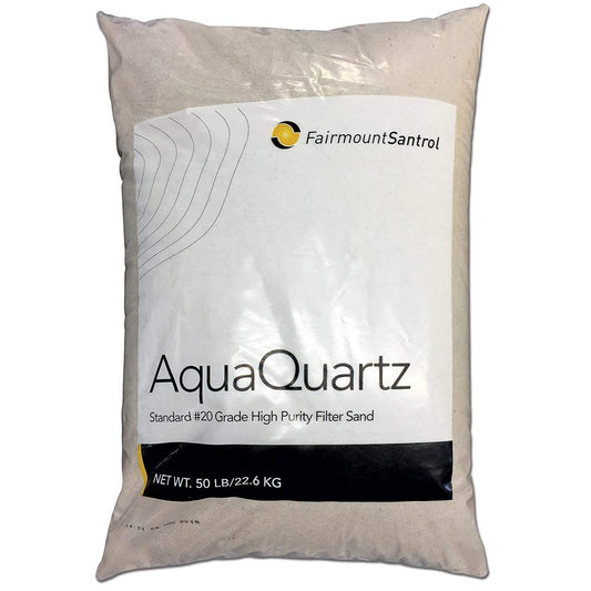 Pool Filter Sand Grade Silica Sand - 50 Lbs. Fairmount Minerals (Safe and Clean Enough for Use in Fish Aquariums and Koi Ponds) - 2 Pack