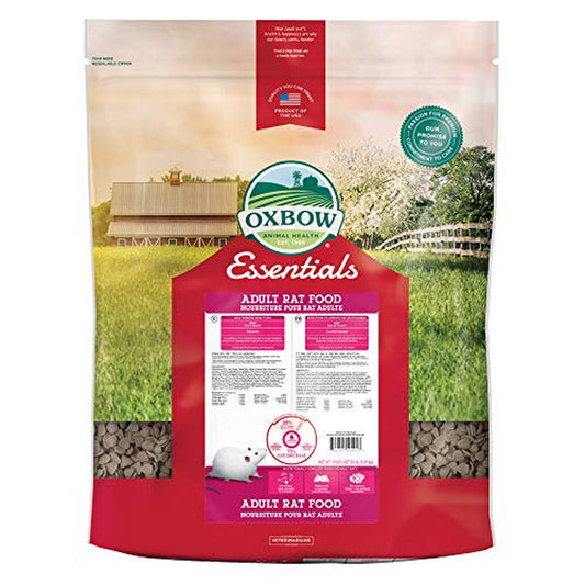 Oxbow Essentials Adult Rat Food - All Natural Adult Rat Food - 20 Lb. Animals & Pet Supplies > Pet Supplies > Small Animal Supplies > Small Animal Food Oxbow Animal Health   