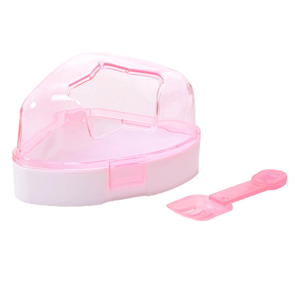 AURORA TRADE Small Animal Hamster Bathroom with Scoop, Ice Bathtub Accessories Cage Toys, Relax Habitat House, Sleep Pad Nest for Hamster, Food Bowl for Guinea Pigs/Squirrel/Chinchilla Animals & Pet Supplies > Pet Supplies > Small Animal Supplies > Small Animal Habitats & Cages AURORA TRADE   