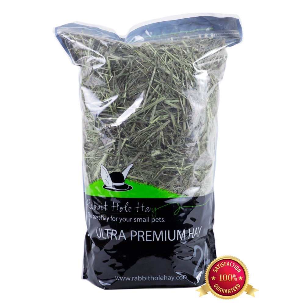 Rabbit Hole Hay, Ultra Premium Soft Timothy Hay; 24Oz Bag Animals & Pet Supplies > Pet Supplies > Small Animal Supplies > Small Animal Food Rabbit Hole Hay   