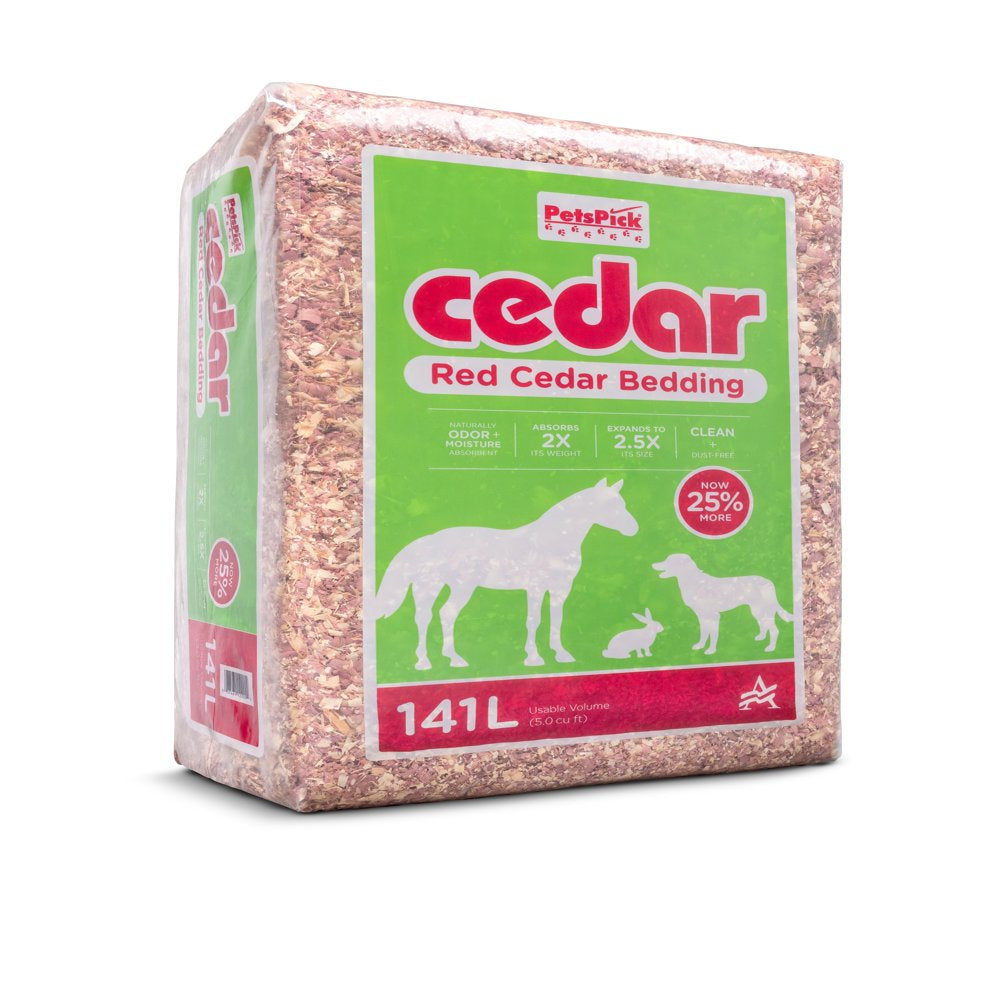 Pets Pick Red Cedar Fresh Bedding for Small Animals, Livestock, Dogs, 2 CF Expands to 5 CF Animals & Pet Supplies > Pet Supplies > Small Animal Supplies > Small Animal Bedding AMERICAN WOOD FIBERS, INC.   