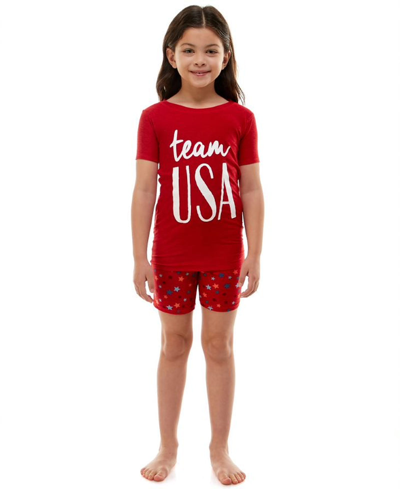 Derek Heart Boys’ and Girls’ Unisex Team USA Matching Family Pajamas Set, 2-Piece, Sizes XS-XL Animals & Pet Supplies > Pet Supplies > Dog Supplies > Dog Apparel Jaclyn Apparel   