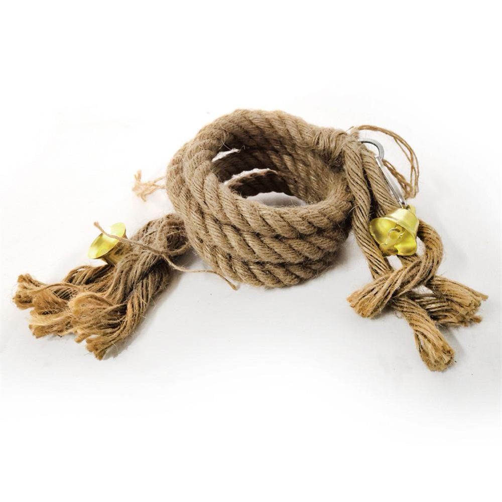 Parrot Ladder Rope Climbing Sling Hemp Rope Toy Bird Perch for Gray Parrot Macaw Parakeet Cockatiel Animals & Pet Supplies > Pet Supplies > Bird Supplies > Bird Ladders & Perches Autcarible   