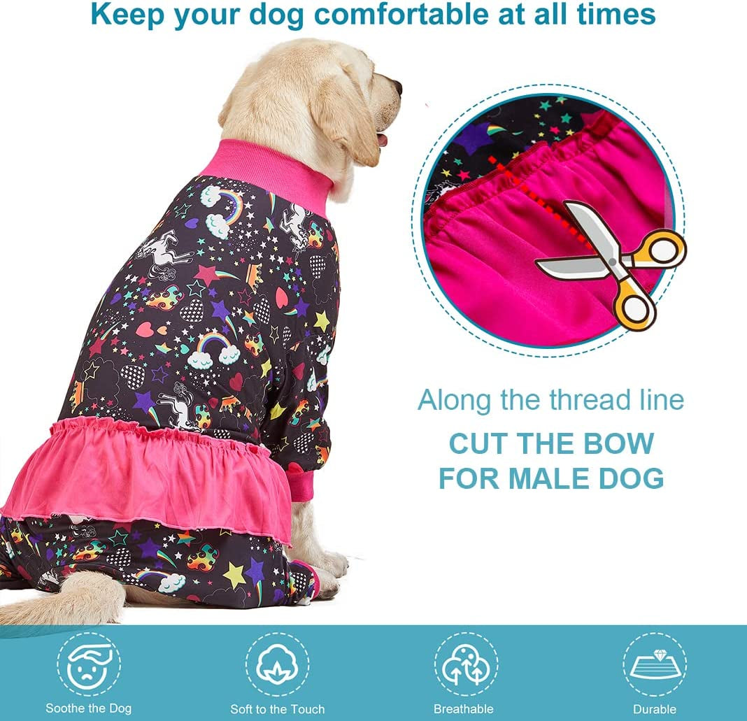 Lovinpet Pitbull Dog Pajamas, Large Dog Onesies for Surgery/Wound Care –  KOL PET