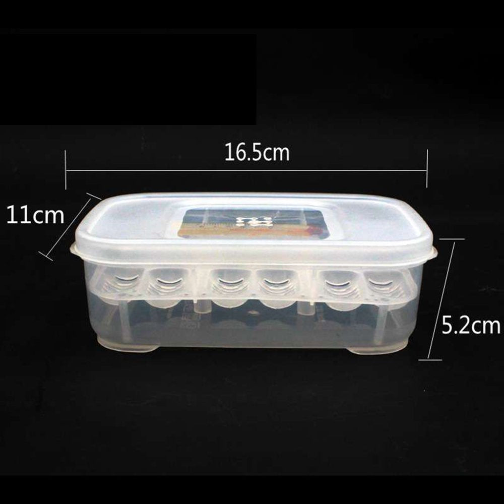 Reptile Dedicated Incubator 12 Grids Egg Box Hatching Hatcher with Tray Transparent Thermometer Amphibians Animals & Pet Supplies > Pet Supplies > Reptile & Amphibian Supplies > Reptile & Amphibian Substrates DIYOO   