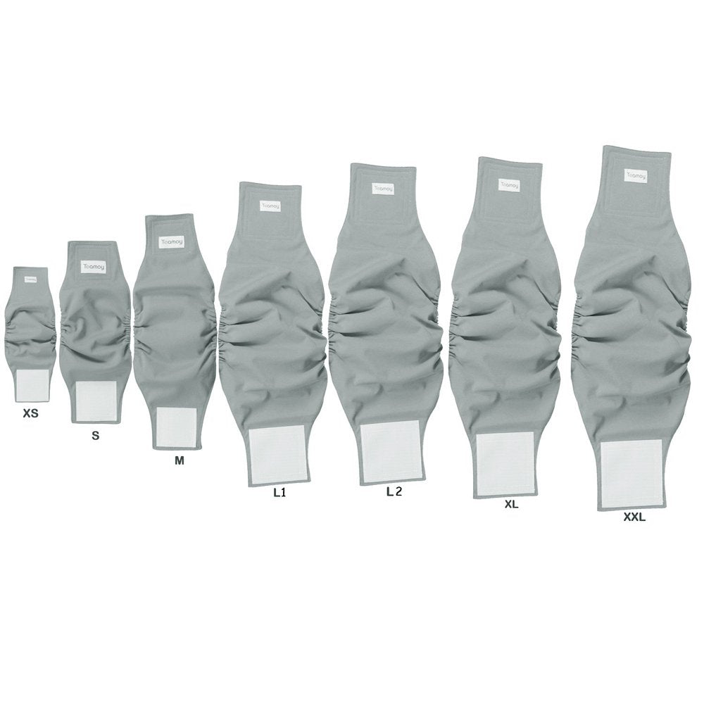 Teamoy Reusable Wrap Diapers for Male Dogs, Washable Puppy Belly Band S(10&Quot;-13&Quot;Waist) Black+ Gray+ Green+ Purple Animals & Pet Supplies > Pet Supplies > Dog Supplies > Dog Diaper Pads & Liners Damero INC   