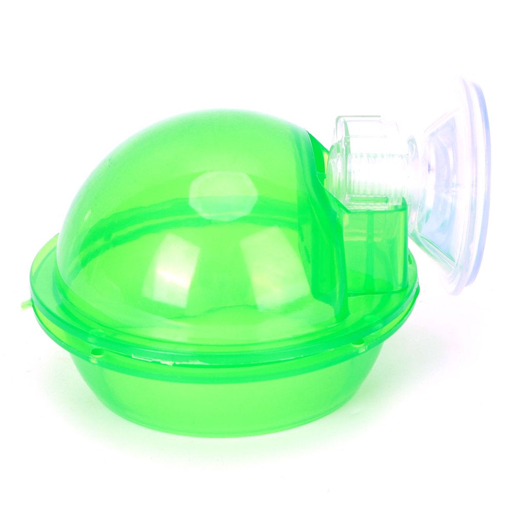 EBTOOLS Suction Cup Reptile Feeder Translucent Aquatic Nursery Basin for Amphibian Reptile Tortoise Gecko Snake Lizard,Worm Live Fodder Container,Suction Cup Reptile Feeder Animals & Pet Supplies > Pet Supplies > Reptile & Amphibian Supplies > Reptile & Amphibian Food EBTOOLS   