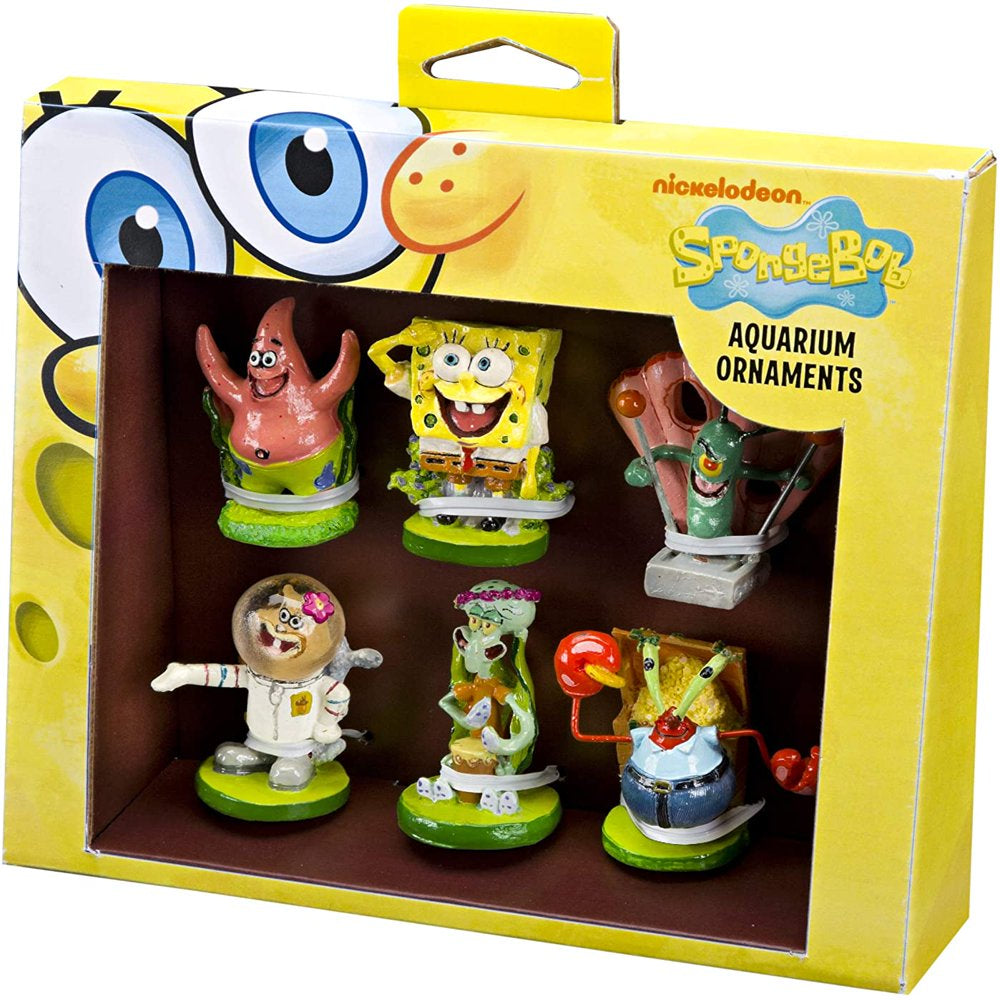 Penn-Plax Officially Licensed Spongebob 6 Piece Mini Aquarium Ornament Animals & Pet Supplies > Pet Supplies > Fish Supplies > Aquarium Decor Penn-Plax   