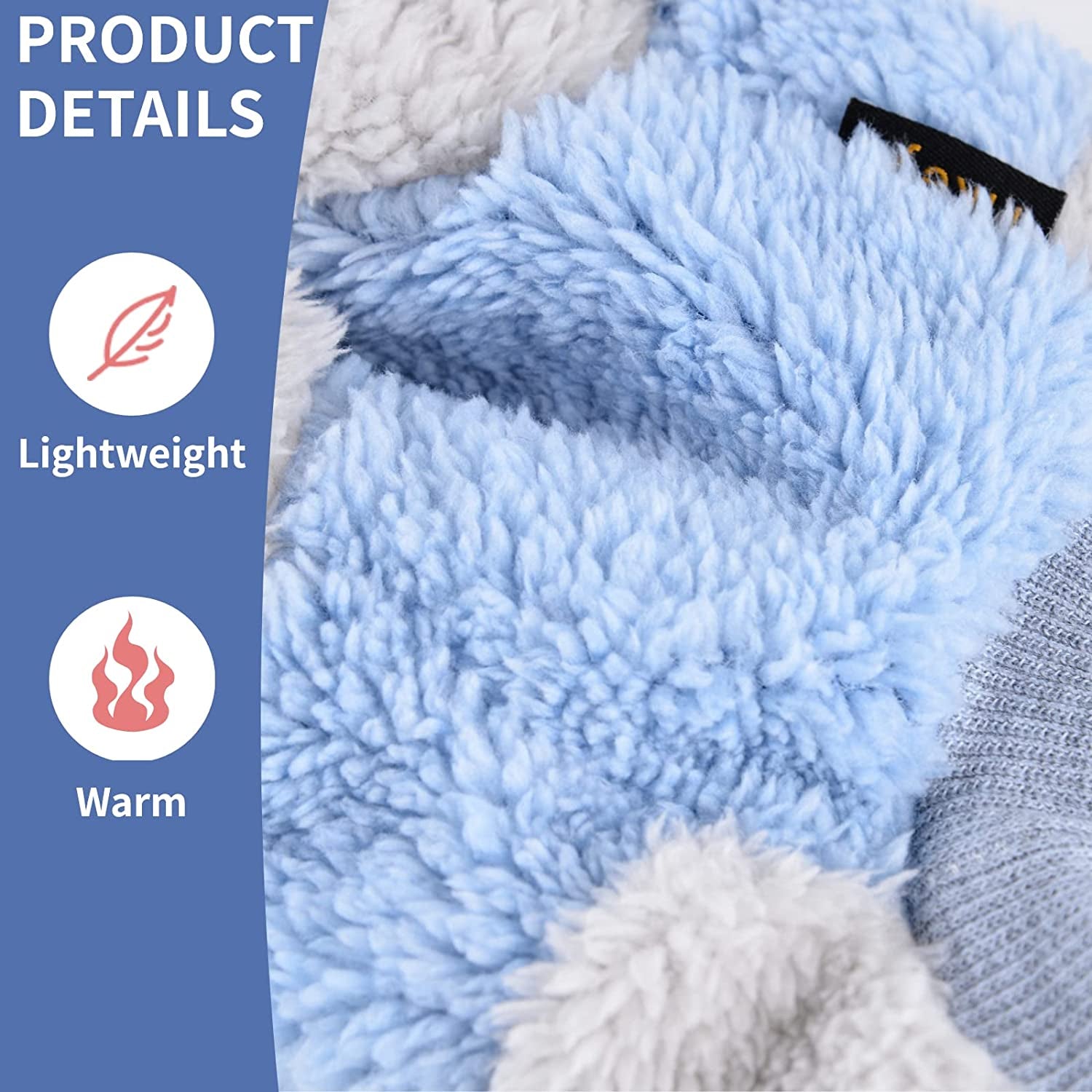 Small Dog Sweater,Fleece Dog Hoodie Sweater for Small Dog, Warm Fluffy Dog Winter Clothes for Chihuahua Yorkie,Teacup Dog, Pet Coat Doggie Sweatshirt,Cat Apparel Outfit (Small, Blue) Animals & Pet Supplies > Pet Supplies > Dog Supplies > Dog Apparel Yikeyo   