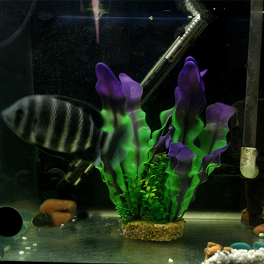 Papaba Fish Tank Decor,Aquarium Simulated Kelp Grass Water Plants Decor Fish Tank Landscaping Ornaments Animals & Pet Supplies > Pet Supplies > Fish Supplies > Aquarium Decor Papaba   